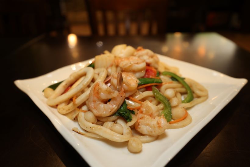 seafood yaki udon
