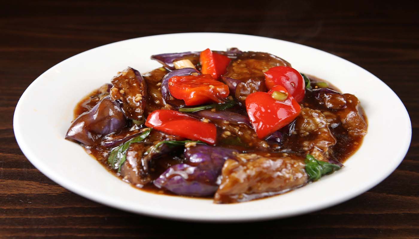 basil chinese eggplant 九層塔茄子