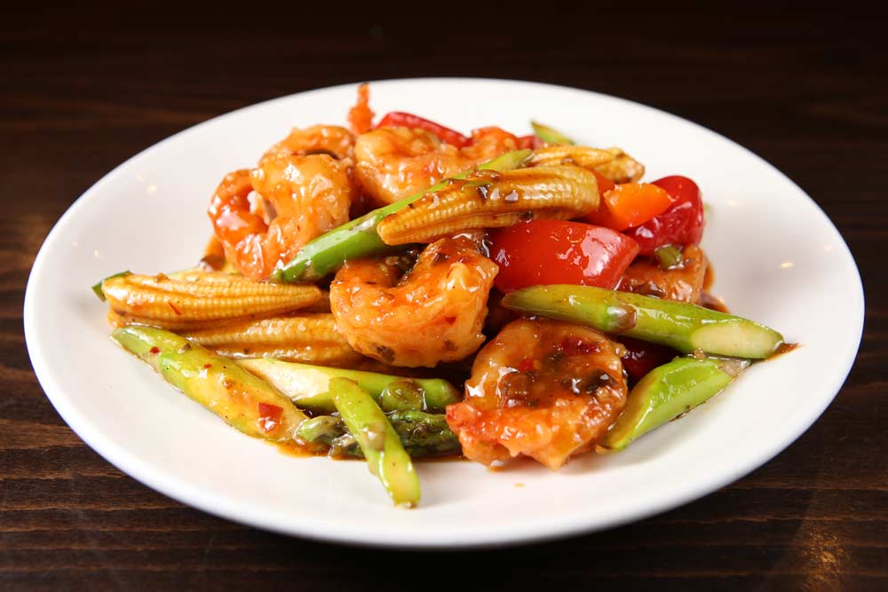 jumbo shrimp w. sichuan chili sauce 川味烹大蝦 <img title='Spicy & Hot' align='absmiddle' src='/css/spicy.png' />