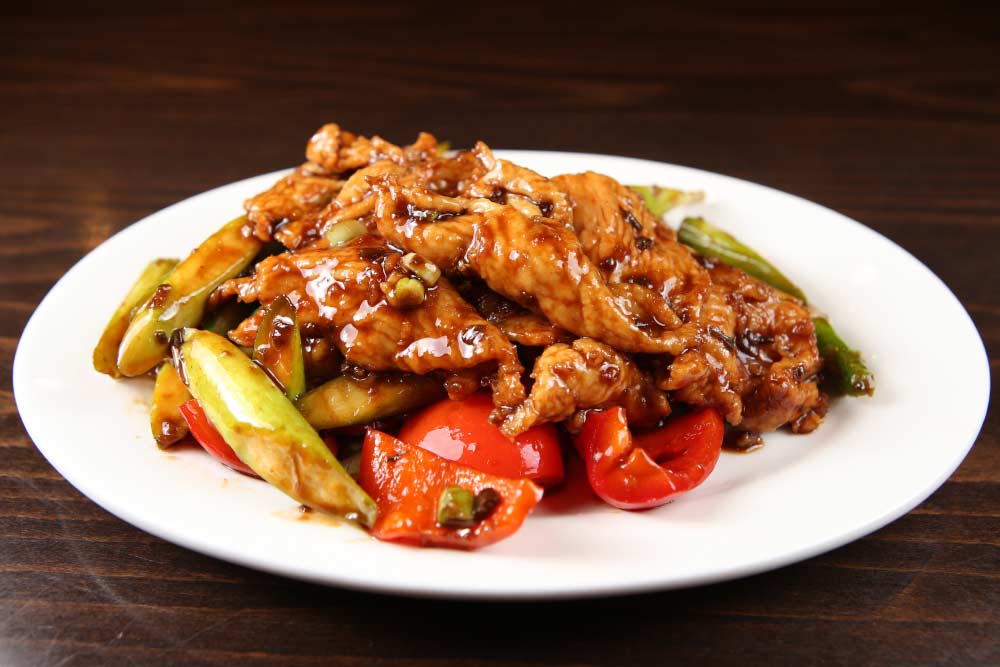 j08. chicken with chengdu special sauce 成都醬味雞