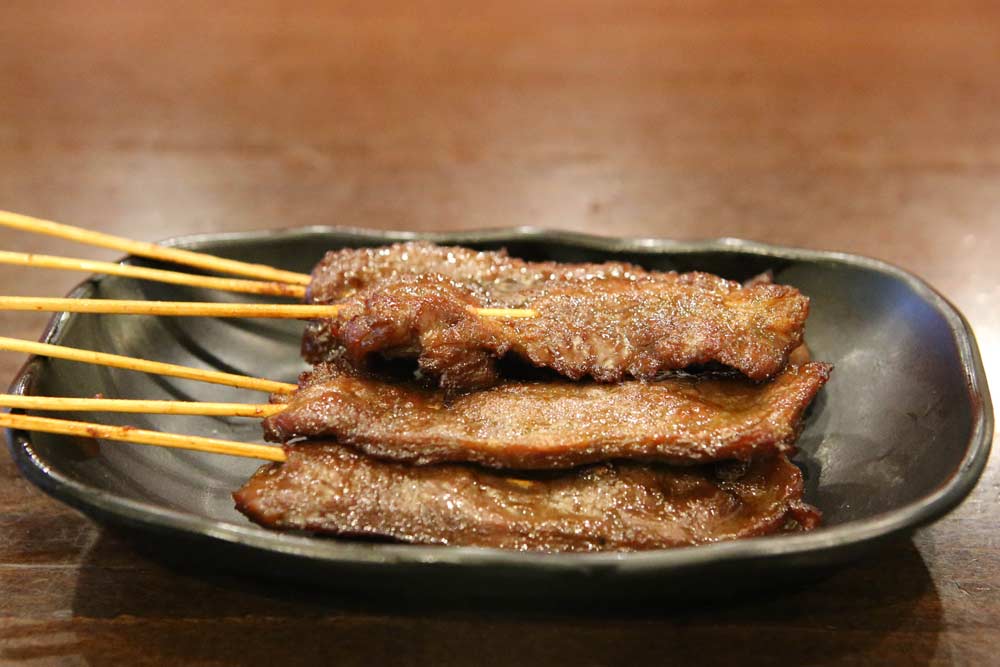 sliced beef teriyaki (6) 牛串