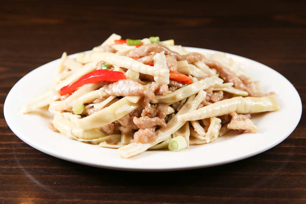 pork w. fresh bamboo shoots 笋尖肉丝