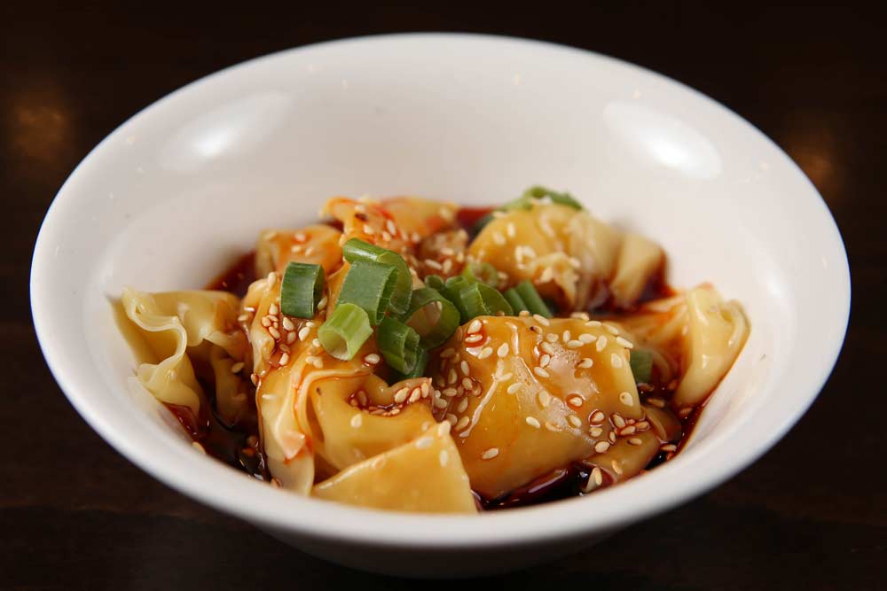 x07. sichuan wonton with spicy chili sauce 紅油抄手[spicy]
