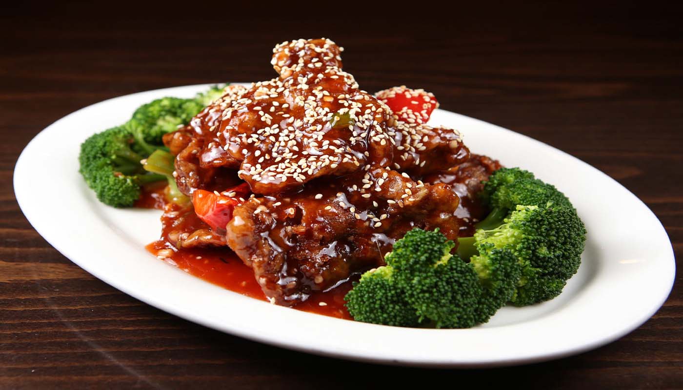 sesame beef 芝麻牛