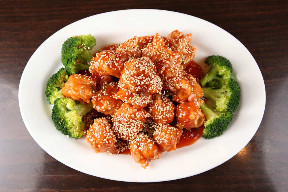 sesame chicken 芝麻雞