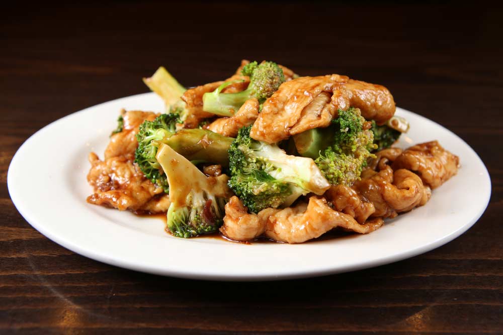 chicken & broccoli with brown sauce 芥蘭雞
