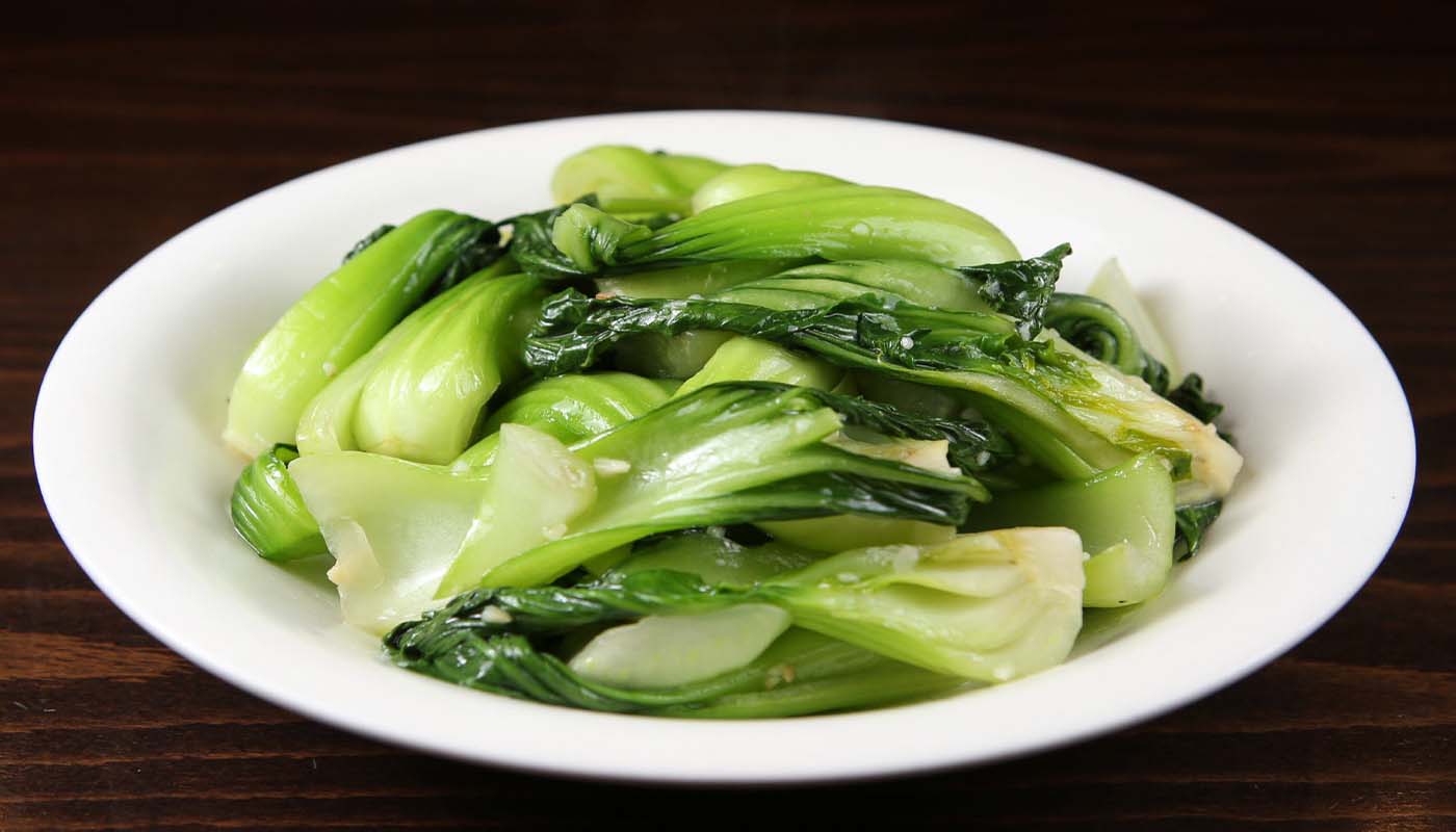 v09 baby bok choy w. fresh garlic 蒜蓉上海小白菜