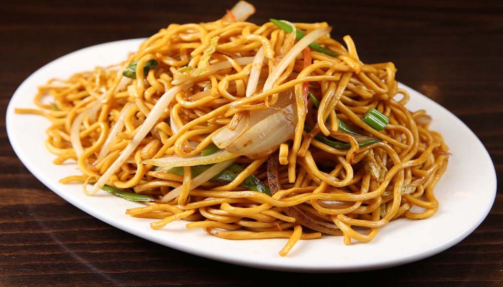 vegetable lo mein 蔬菜撈麵
