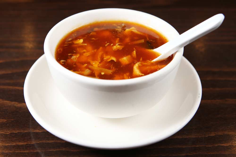 s02. hot & sour soup 酸辣湯[spicy]