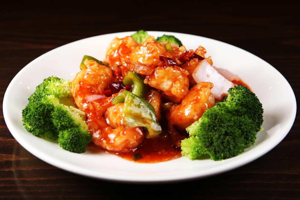 tangerine jumbo shrimps 陳皮大蝦 <img title='Spicy & Hot' align='absmiddle' src='/css/spicy.png' />