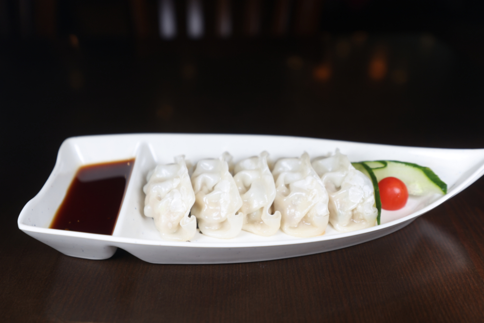 steamed pork gyoza 