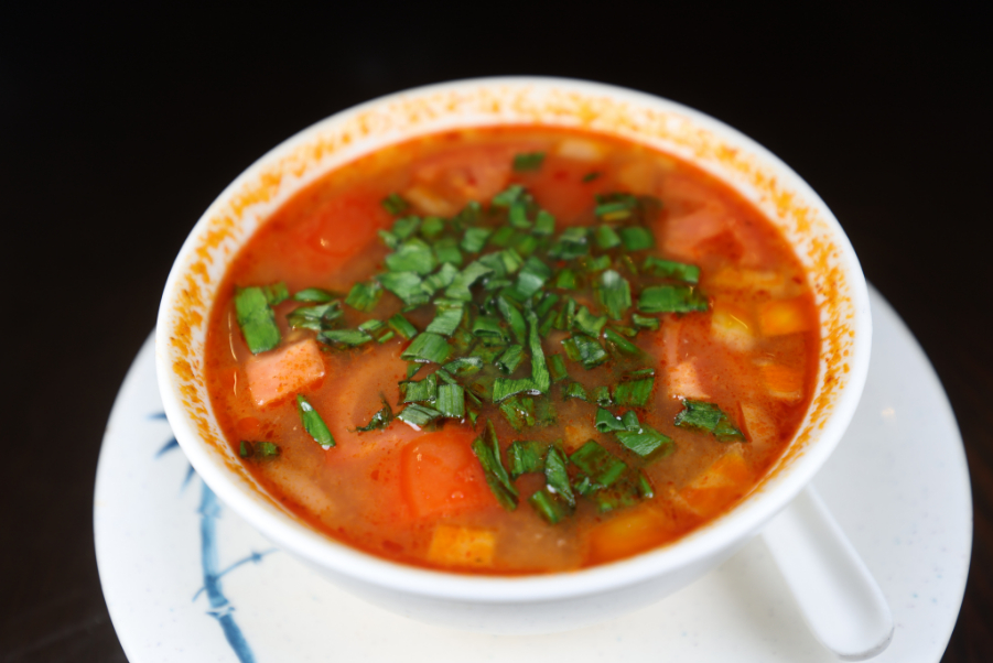 chicken tom yum kung soup