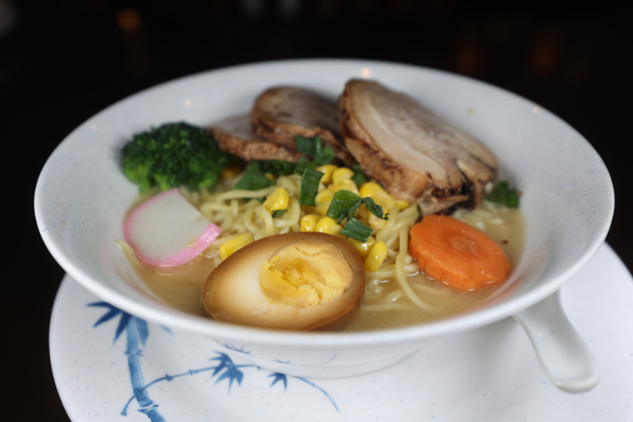 tonkatsu miso ramen soup