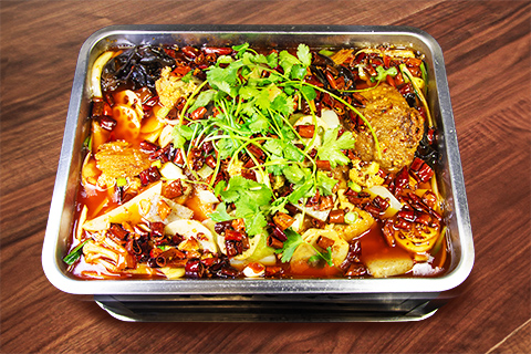 f20. ma la dry fried whole fish 麻辣烤鱼