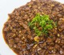 yueyang beef with peapod stem 豆苗牛  <img title='Spicy & Hot' align='absmiddle' src='/css/spicy.png' /> <img title='Gluten Free' src='/css/gf.png' />