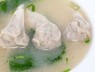 wonton soup (l) 云吞汤（大）